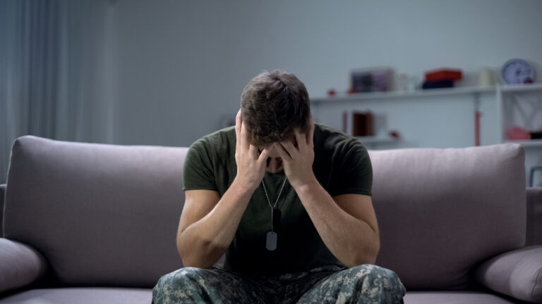 veteran with a mental health condition